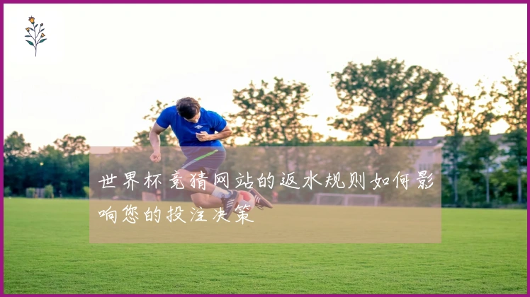 世界杯竞猜网站的返水规则如何影响您的投注决策