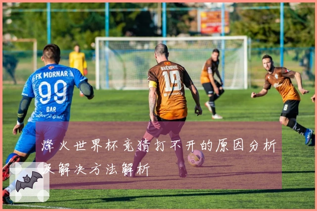 烽火世界杯竞猜打不开的原因分析及解决方法解析