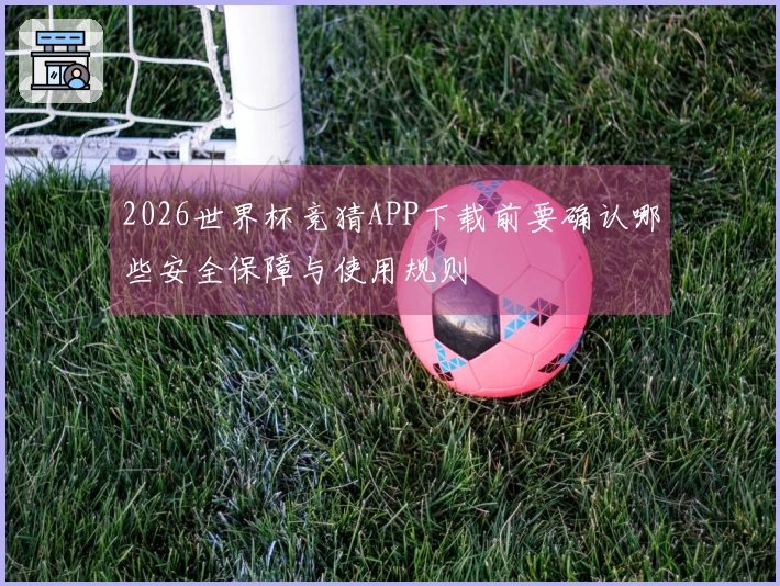 2026世界杯竞猜APP下载前要确认哪些安全保障与使用规则