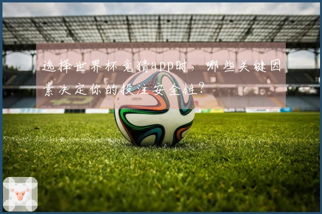 选择世界杯竞猜app时，哪些关键因素决定你的投注安全性？